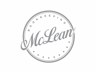 McLean Bookkeeping  - OR - McLean Bookkeeping & Consulting logo design by Alfatih05