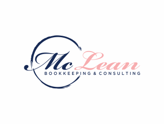 McLean Bookkeeping  - OR - McLean Bookkeeping & Consulting logo design by Mahrein