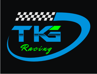 TKG Racing  logo design by KQ5