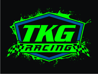 TKG Racing  logo design by coco