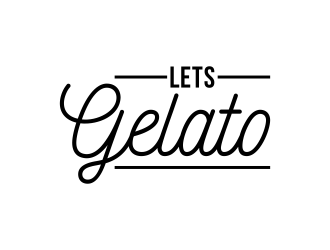 Lets Gelato logo design by graphicstar