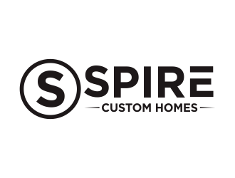 Spire Custom Homes logo design by Greenlight