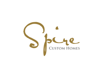 Spire Custom Homes logo design by RIANW