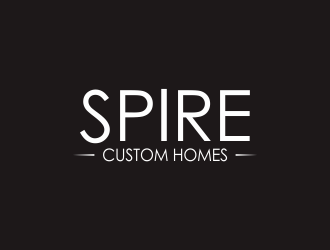 Spire Custom Homes logo design by Greenlight