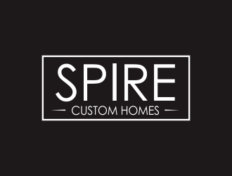 Spire Custom Homes logo design by Greenlight