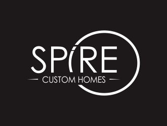 Spire Custom Homes logo design by Greenlight