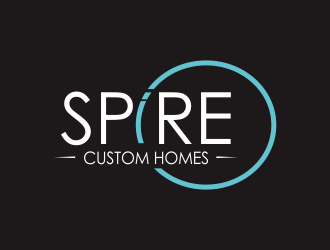 Spire Custom Homes logo design by Greenlight