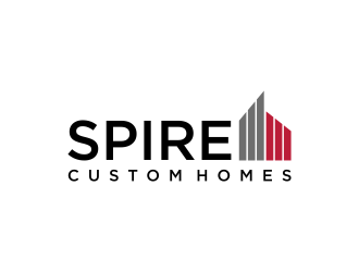 Spire Custom Homes logo design by Barkah