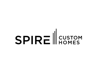 Spire Custom Homes logo design by Barkah