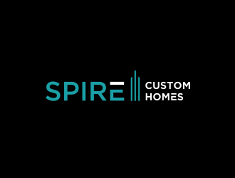 Spire Custom Homes logo design by Barkah