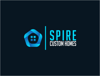 Spire Custom Homes logo design by Hipokntl_