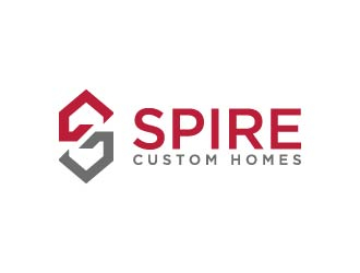 Spire Custom Homes logo design by maserik