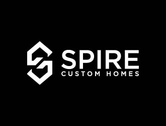 Spire Custom Homes logo design by maserik