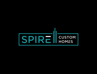 Spire Custom Homes logo design by Barkah