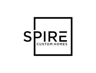 Spire Custom Homes logo design by Barkah