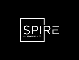 Spire Custom Homes logo design by Barkah