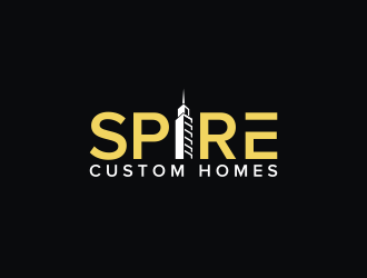 Spire Custom Homes logo design by pakderisher