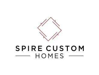 Spire Custom Homes logo design by wildbrain