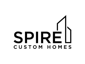 Spire Custom Homes logo design by maserik