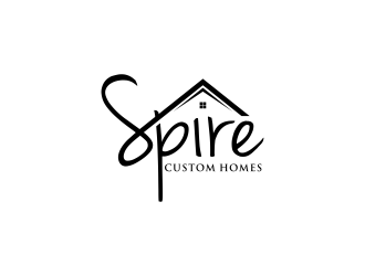 Spire Custom Homes logo design by Barkah