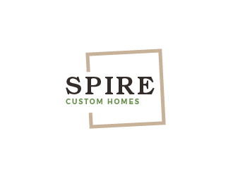 Spire Custom Homes logo design by Gery