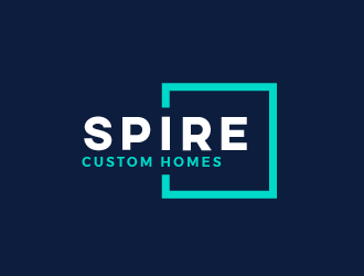 Spire Custom Homes logo design by Gery