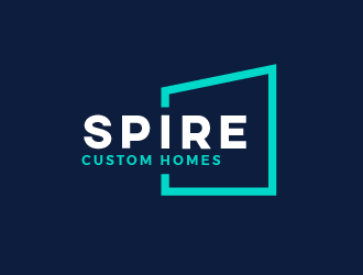 Spire Custom Homes logo design by Gery