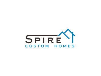 Spire Custom Homes logo design by novilla