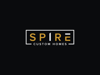 Spire Custom Homes logo design by pakderisher