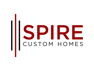 Spire Custom Homes logo design by p0peye