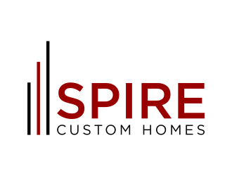 Spire Custom Homes logo design by p0peye