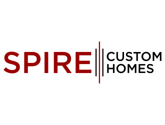 Spire Custom Homes logo design by p0peye