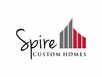 Spire Custom Homes logo design by christabel