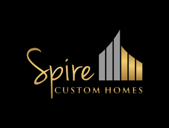 Spire Custom Homes logo design by christabel