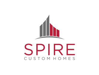 Spire Custom Homes logo design by alby