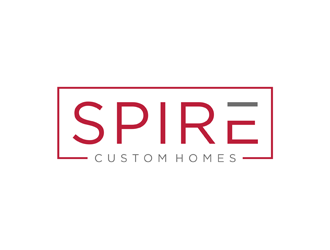 Spire Custom Homes logo design by alby