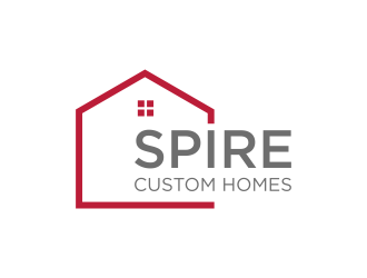 Spire Custom Homes logo design by mukleyRx