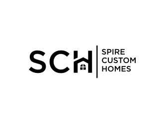 Spire Custom Homes logo design by tejo