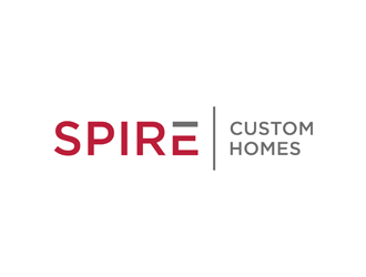 Spire Custom Homes logo design by alby