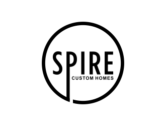 Spire Custom Homes logo design by FirmanGibran