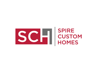 Spire Custom Homes logo design by alby