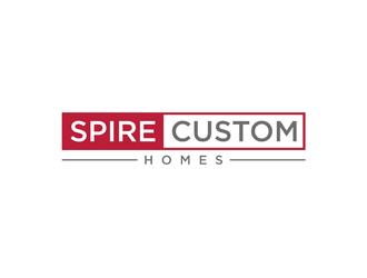 Spire Custom Homes logo design by alby