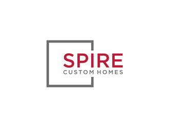 Spire Custom Homes logo design by alby