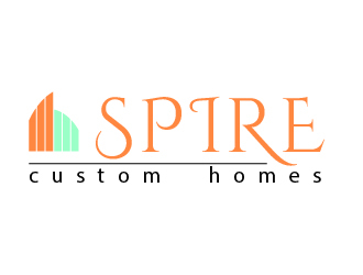 Spire Custom Homes logo design by chumberarto