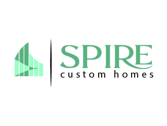 Spire Custom Homes logo design by chumberarto