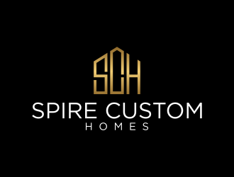 Spire Custom Homes logo design by Diponegoro_