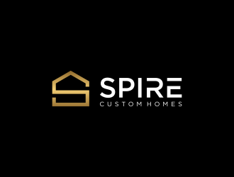 Spire Custom Homes logo design by Diponegoro_