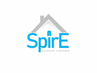 Spire Custom Homes logo design by vicafo