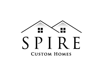 Spire Custom Homes logo design by syakira