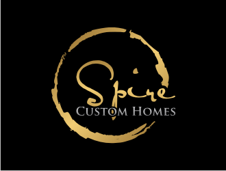 Spire Custom Homes logo design by sodimejo